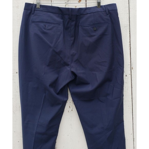 Bonobos Italian Performance Suit Pant Bright Navy Sz 38 Slim Fit UNF - Picture 14 of 16